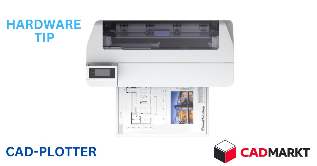 HP DesignJet T630s CAD-Plotter - Großformatdrucker, 24 Zoll, bis zu A1