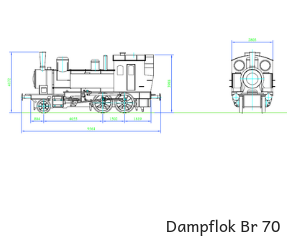 Dampflok Br 70