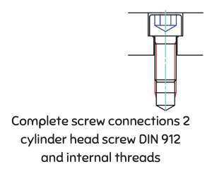 Complete screw connections