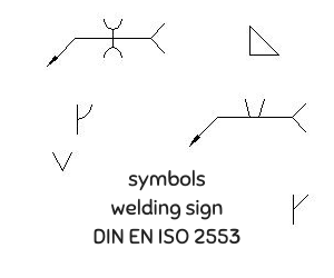 SYMBOLS WELDING SIGN 