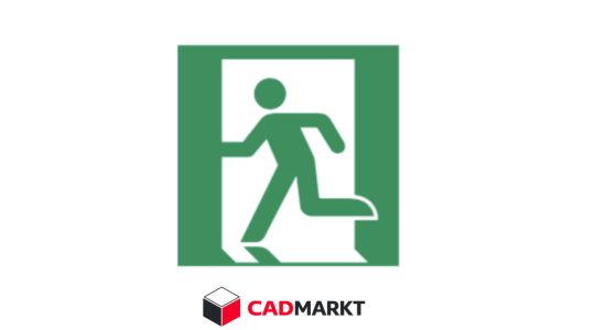 Rettungszeichen CAD (ISO 7010) – DWG Download