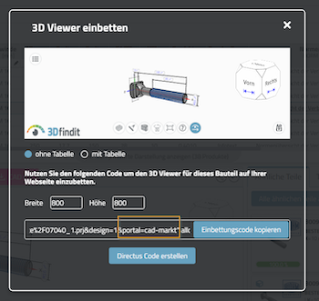 CAD 3D-Modelle
