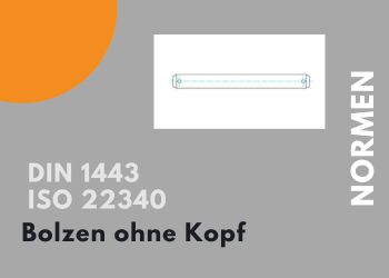 Bolzen ohne Kopf 