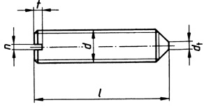 Gewindestift DIN 553 - ISO 7434