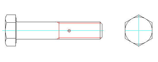 DIN 931 Sechskantschrauben - Format DWG AutoCAD