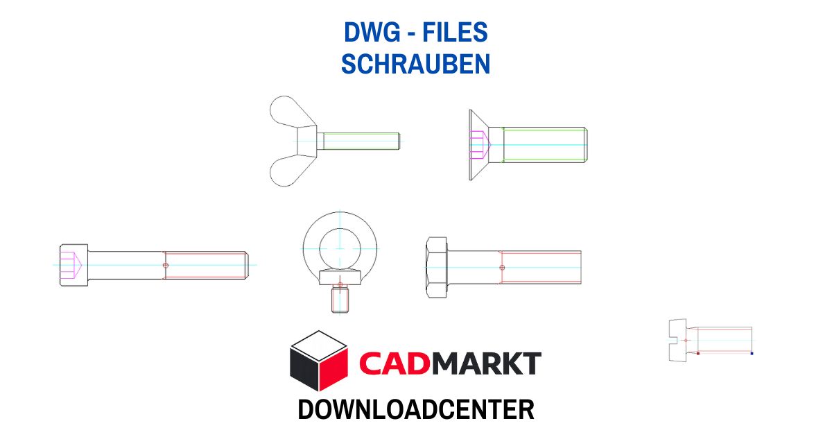Download DWG Schrauben 