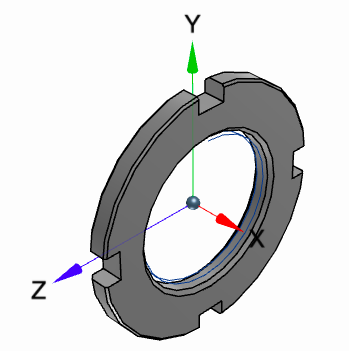 Gewindering DIN 13 3D-Model als STEP-FILE / CADMARKT
