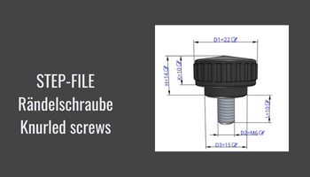 Rändelschraube / Knurled screws