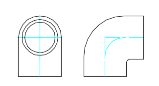 PVC-Winkel dwg