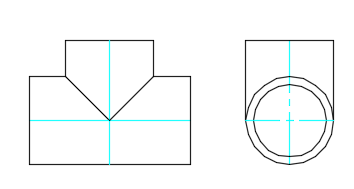 dwg PVC T-Stücke