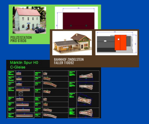 CAD Modellbahnplanung