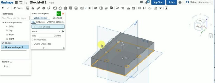 Onshape Teil